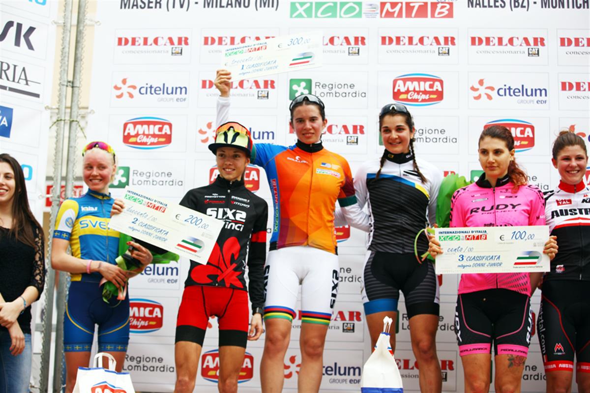 UCI Junior Series: il podio femminile